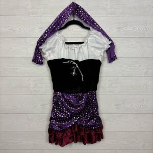 UnderWraps Halloween Costume Miss Fortune Fortune Teller Size Small